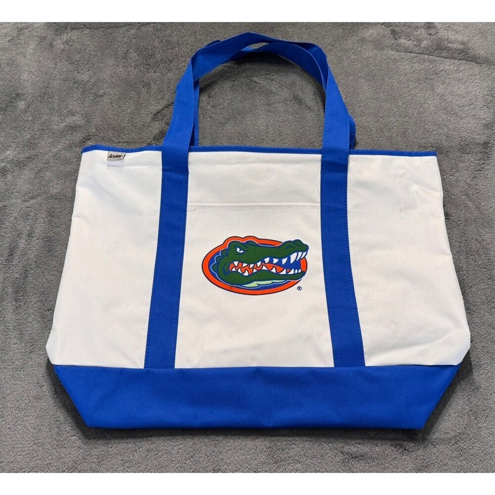 New Vintage Desden Florida Gators White & Blue with Logo Tote Bag